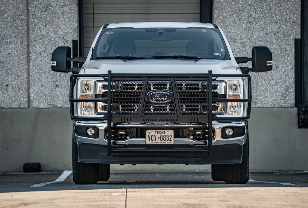 Road Armor 6232-BRSH Vaquero Brush Guard for Select Ford F-250 Super Duty, Ford F-350 Super Duty, Ford F-450 Super Duty, Ford F-550 Super Duty