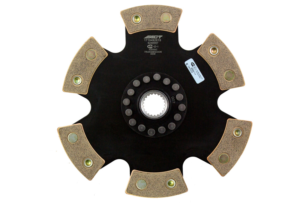 Advanced Clutch 6240007 ACT 6 Pad Rigid Race Clutch Disc for Select Toyota Supra