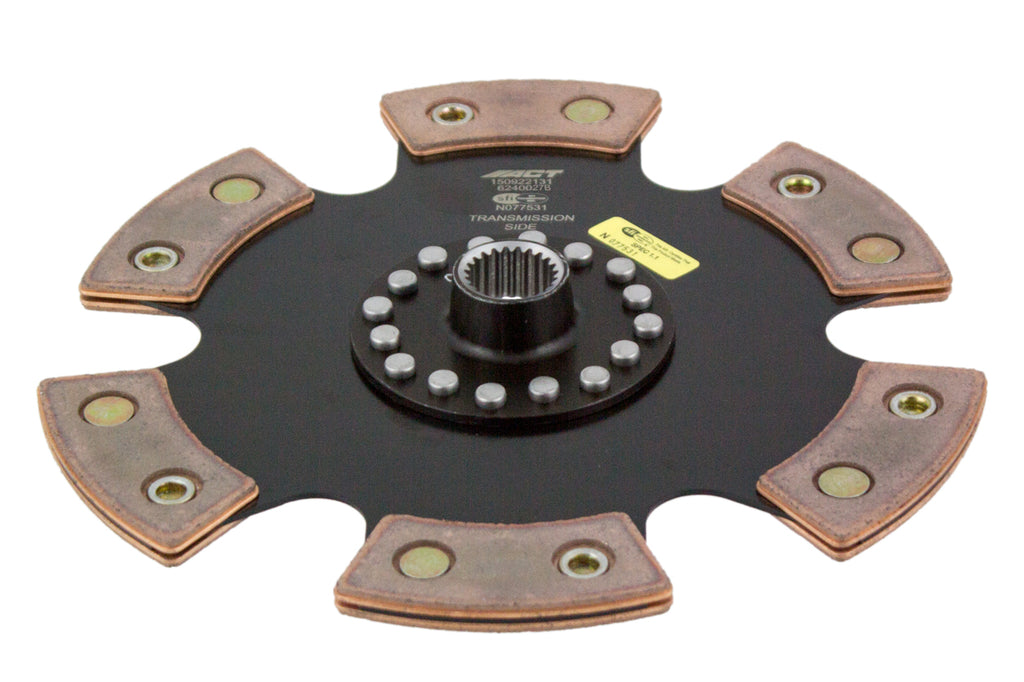 Advanced Clutch 6240027B ACT 6 Pad Rigid Race Clutch Disc for Select Audi RS4, Audi S4