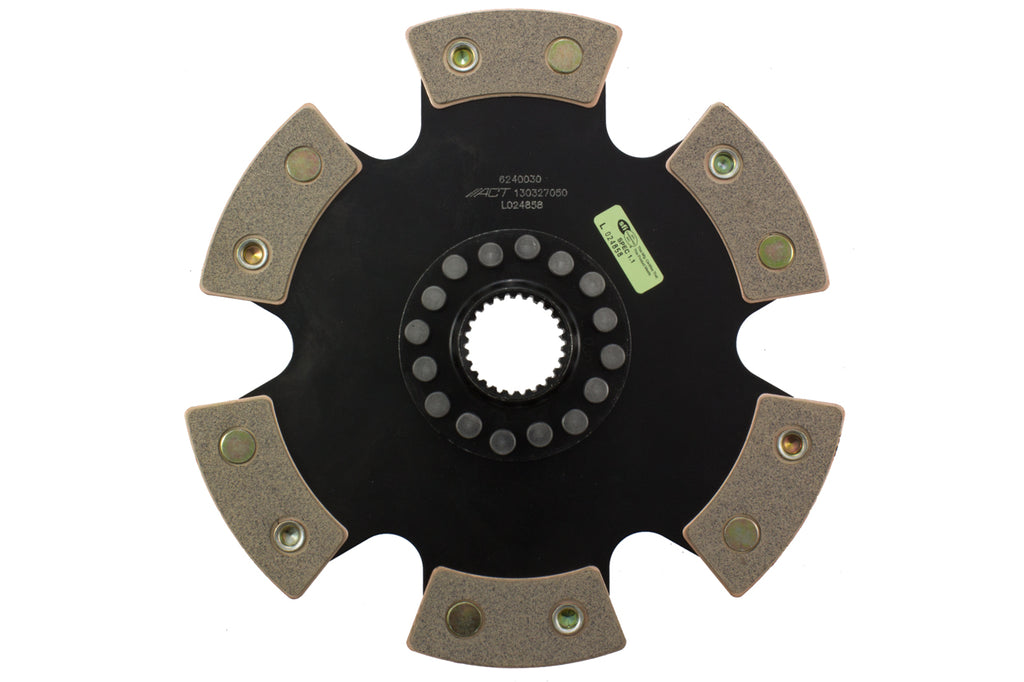 Advanced Clutch 6240030 ACT 6 Pad Rigid Race Clutch Disc for Select BMW 135i, BMW 335i, BMW 335i xDrive, BMW 335is, BMW 335xi, BMW 435i, BMW 435i xDrive, BMW 535i, BMW 535i xDrive, BMW 535xi, BMW Z4