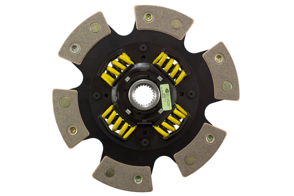 Advanced Clutch 6240208 ACT 6 Pad Sprung Race Clutch Disc for Select Chrysler Conquest, Ford Probe, Mazda 626, Mazda 929, Mazda B2600, Mazda MX-6, Mazda RX-7, Mazda RX-8, Mitsubishi Starion