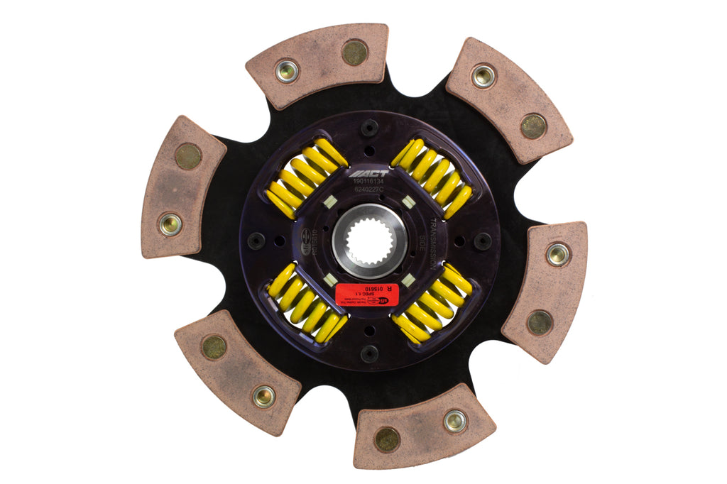 Advanced Clutch 6240227C ACT 6 Pad Sprung Race Clutch Disc for Select Audi A4, Audi A4 Quattro, Audi A6 Quattro, Audi Allroad Quattro, Audi S4