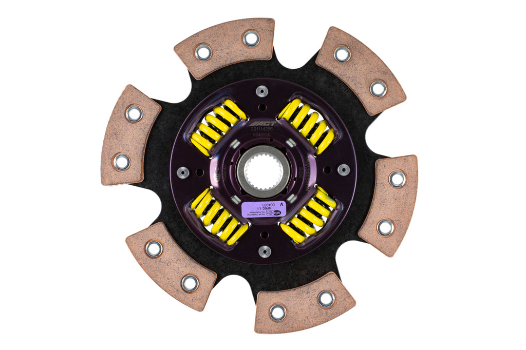 Advanced Clutch 6240510 ACT 6 Pad Sprung Race Clutch Disc for Select Acura Integra, Honda Accord, Honda Civic