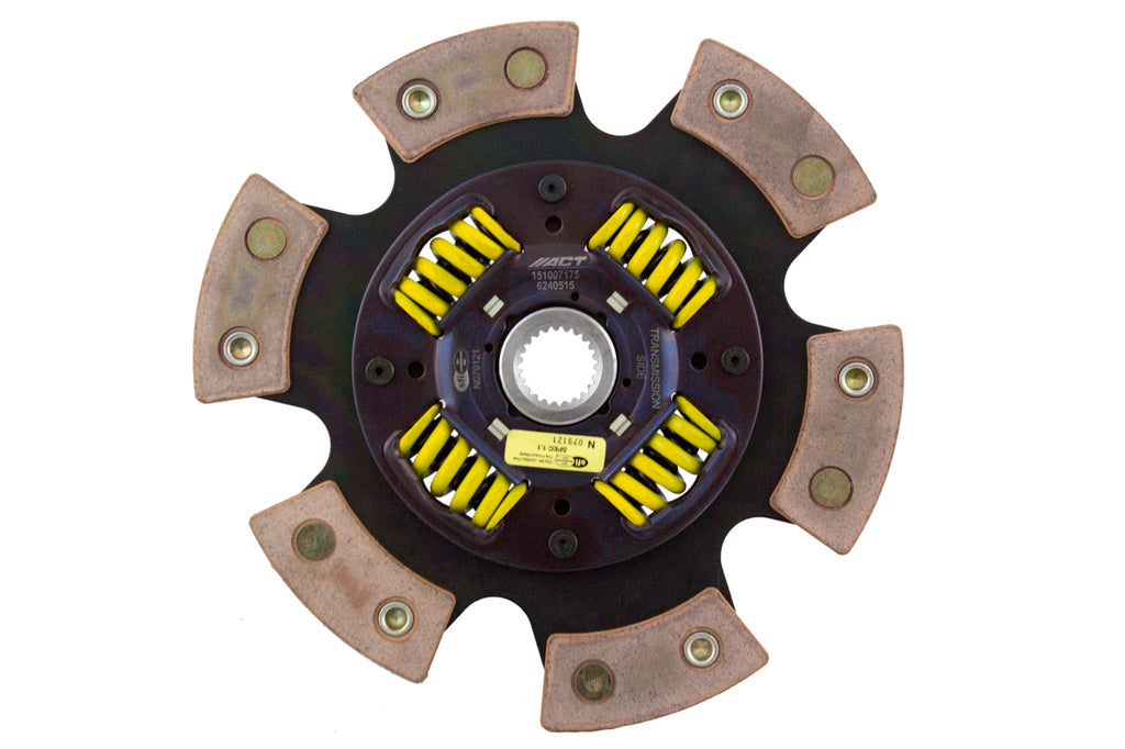 Advanced Clutch 6240515 ACT 6 Pad Sprung Race Clutch Disc for Select Mini Cooper, Mini Cooper Clubman