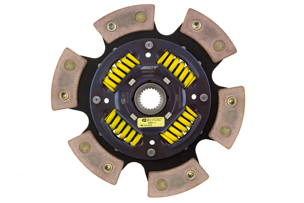 Advanced Clutch 6240608 ACT 6 Pad Sprung Race Clutch Disc for Select Mitsubishi Lancer