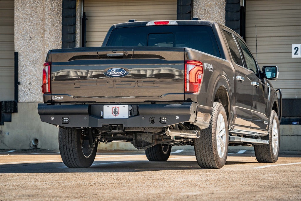 Road Armor 6241VR0B Vaquero Rear Bumper for Select Ford F-150