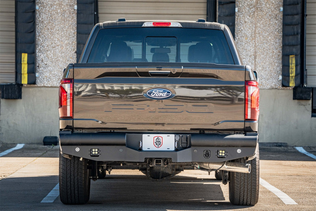 Road Armor 6241VR0B Vaquero Rear Bumper for Select Ford F-150