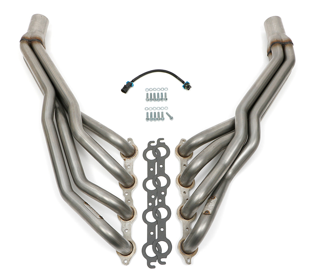 Hedman Hedders 62570 STAINLESS Headers; 2010-15 Camaro 6.2L / 7.0L; 1-3/4 in. LONG TUBES- UNCOATED for Select Chevrolet Camaro