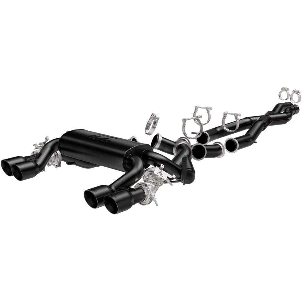 MagnaFlow Exhaust Products 19187 Sport Series Black Coated Cat-Back System for Select BMW M3, BMW M4