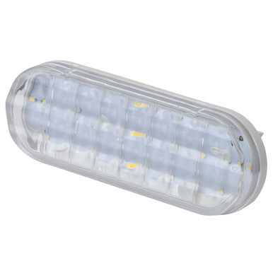 Grote 62601 SuperNova® Oval Dual-System LED Backup Light, Horizontal Grommet Mount, Male Pin