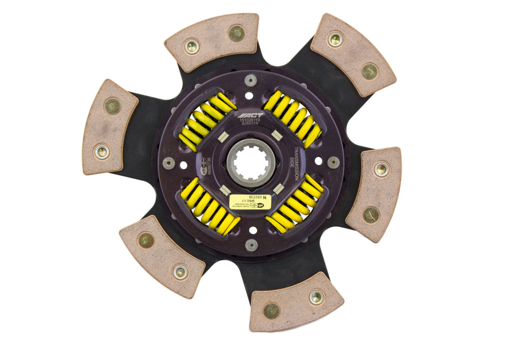 Advanced Clutch 6266319 ACT 6 Pad Sprung Race Clutch Disc for Select Ford Mustang, Mercury Capri