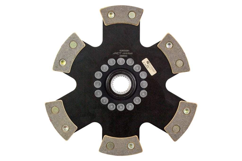Advanced Clutch 6280008A ACT 6 Pad Rigid Race Clutch Disc for Select Ford Mustang