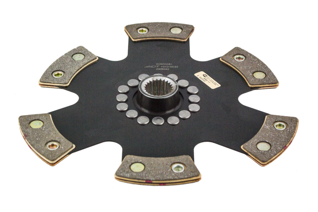 Advanced Clutch 6280008A ACT 6 Pad Rigid Race Clutch Disc for Select Ford Mustang