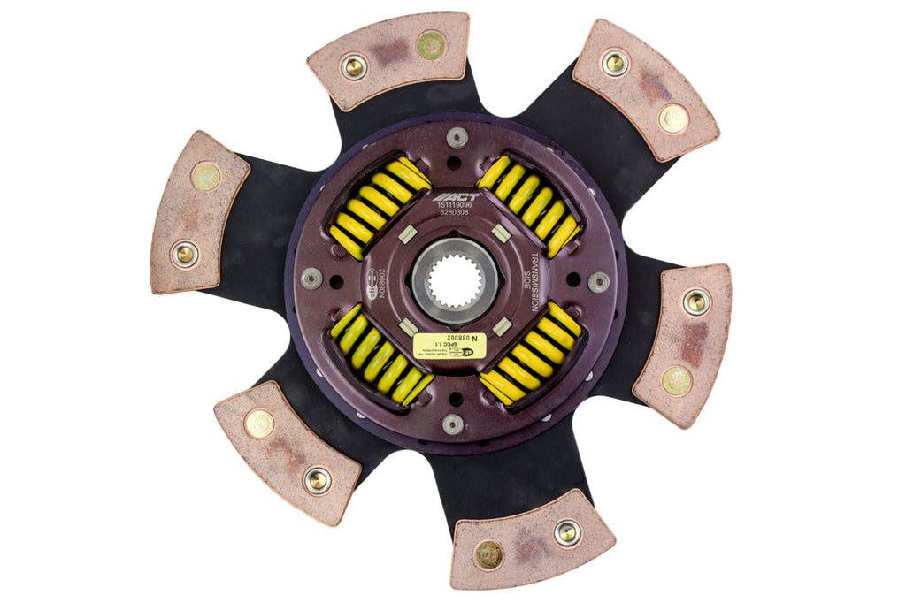 Advanced Clutch 6280308 ACT 6 Pad Sprung Race Clutch Disc for Select Ford Mustang