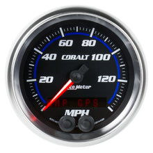 Load image into Gallery viewer, AutoMeter 6280 GAUGE, SPEEDOMETER, 3 3/8", 140MPH, GPS, COBALT
