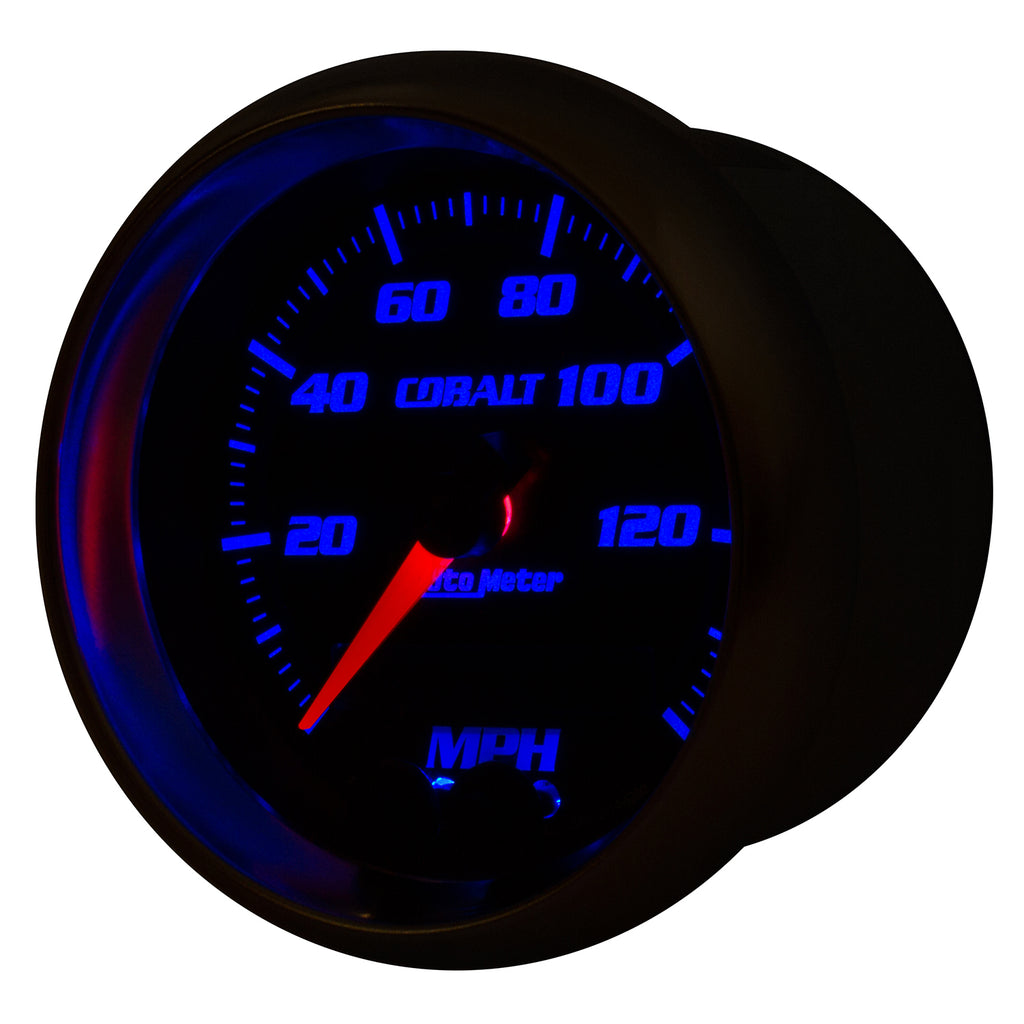 AutoMeter 6280 GAUGE, SPEEDOMETER, 3 3/8", 140MPH, GPS, COBALT