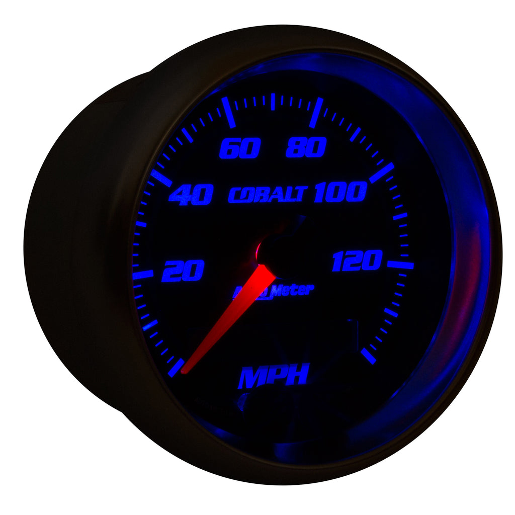 AutoMeter 6280 GAUGE, SPEEDOMETER, 3 3/8", 140MPH, GPS, COBALT
