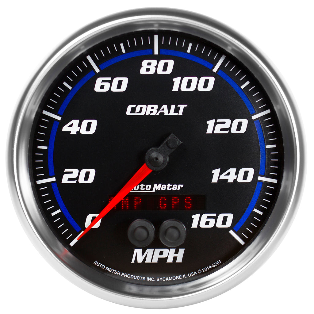 AutoMeter 6281 GAUGE, SPEEDOMETER, 5", 160MPH, GPS, COBALT