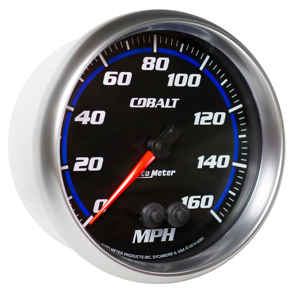 AutoMeter 6281 GAUGE, SPEEDOMETER, 5", 160MPH, GPS, COBALT