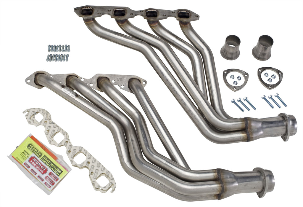 Hedman Hedders 62820 Stainless Long-Tube Headers for 67-91 GM 396-502 Trucks & SUVs for Select Chevrolet Blazer, Chevrolet C10, Chevrolet C10 Pickup, Chevrolet C1500, Chevrolet C20, Chevrolet C20 Pickup, Chevrolet C20 Suburban, Chevrolet C2500, Chevrolet