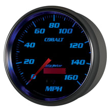 Load image into Gallery viewer, AutoMeter 6289 GAUGE, SPEEDOMETER, 5", 160MPH, ELEC. PROGRAMMABLE, COBALT