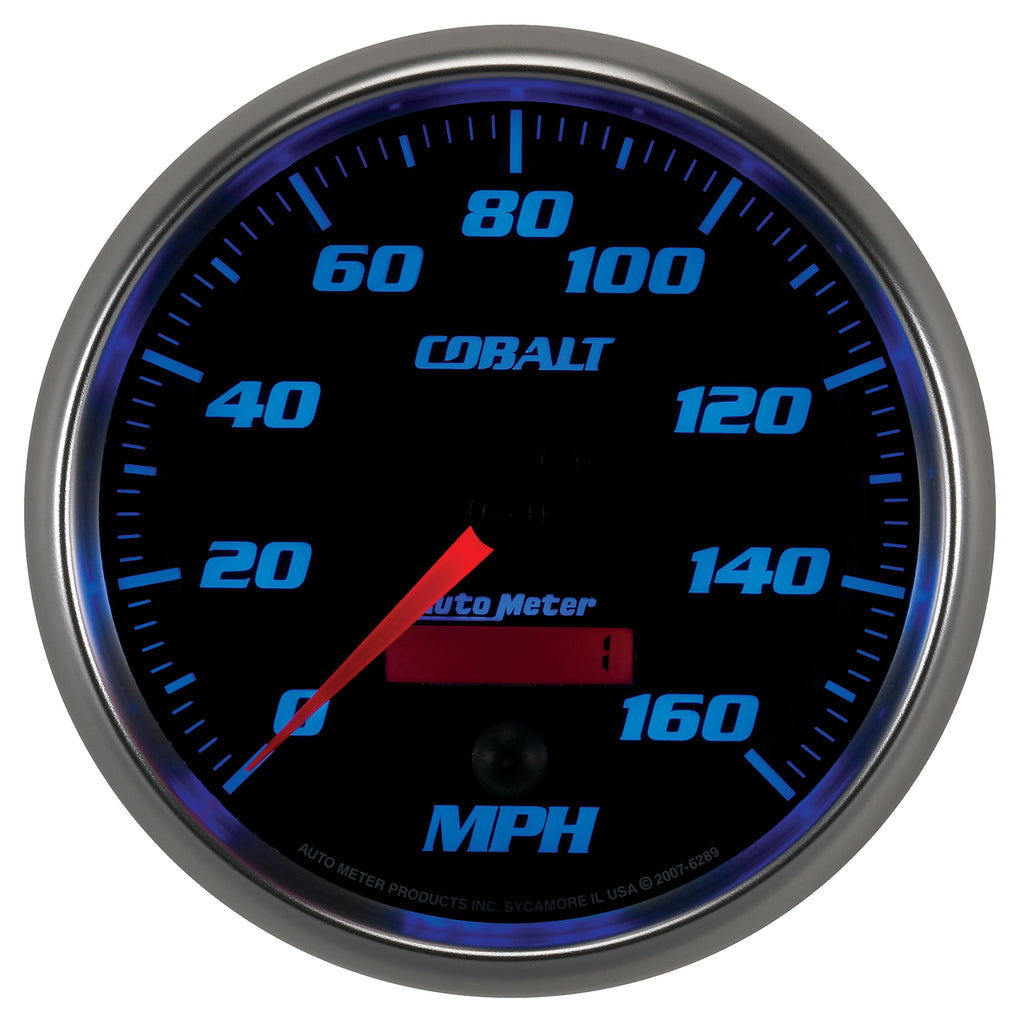 AutoMeter 6289 GAUGE, SPEEDOMETER, 5", 160MPH, ELEC. PROGRAMMABLE, COBALT
