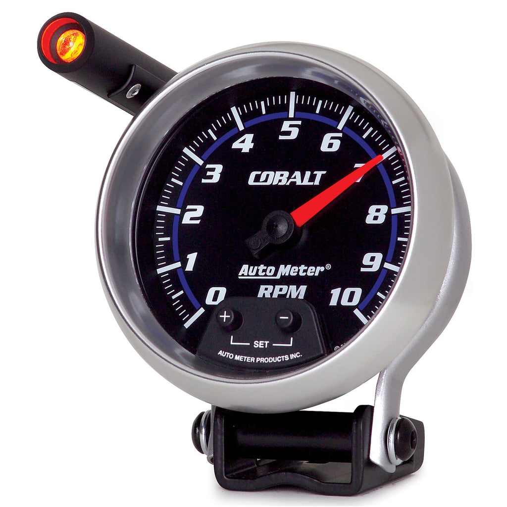 AutoMeter 6290 GAUGE, TACHOMETER, 3 3/4", 10K RPM, PEDESTAL W/ EXT. QUICK-LITE, COBALT