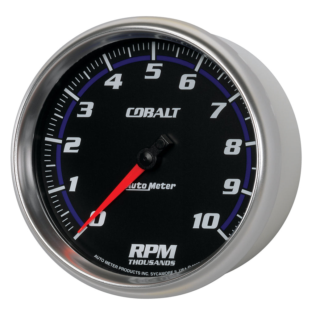 AutoMeter 6298 GAUGE, TACHOMETER, 5", 10K RPM, IN-DASH, COBALT