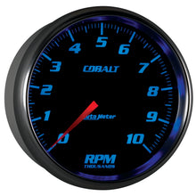 Load image into Gallery viewer, AutoMeter 6298 GAUGE, TACHOMETER, 5", 10K RPM, IN-DASH, COBALT