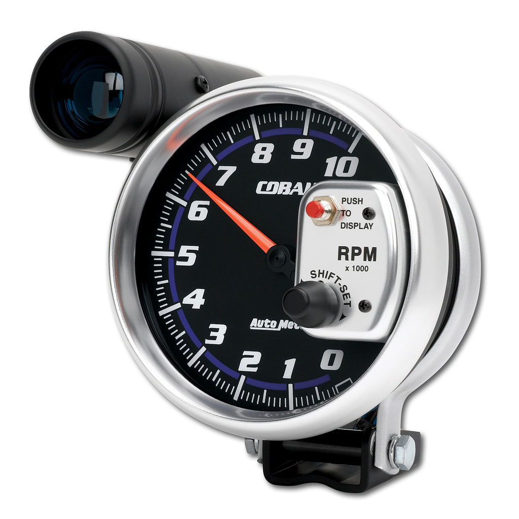 AutoMeter 6299 GAUGE, TACHOMETER, 5", 10K RPM, PEDESTAL W/ EXT. SHIFT-LITE, COBALT