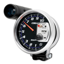 Load image into Gallery viewer, AutoMeter 6299 GAUGE, TACHOMETER, 5", 10K RPM, PEDESTAL W/ EXT. SHIFT-LITE, COBALT