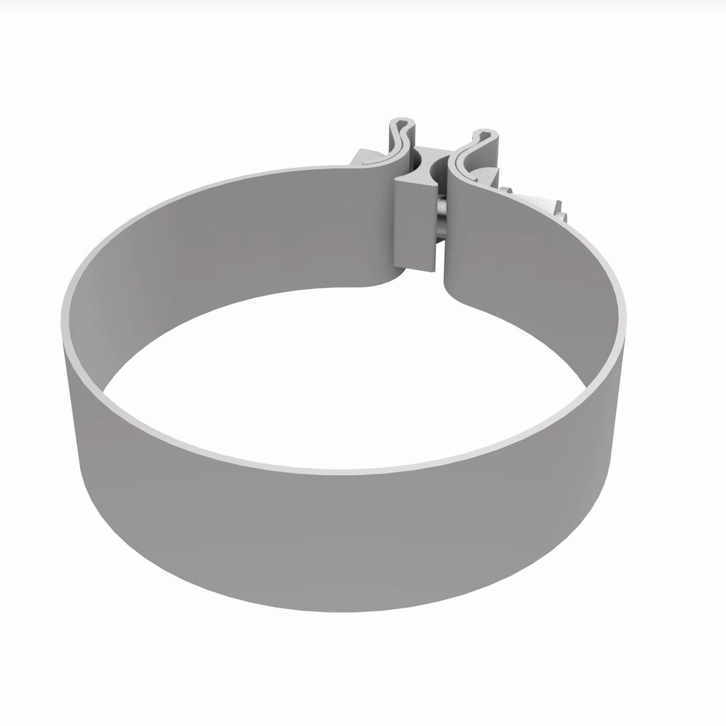 MagnaFlow Exhaust Products 10166 10 pk - Lap Joint Band Clamp - 4.00in.