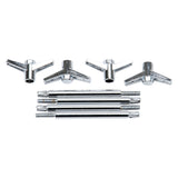 Edelbrock 4401 2-Piece Valve Cover Wing Bolts Chrome