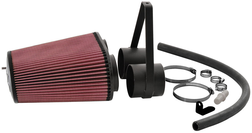 K&N 63-1014 Performance Air Intake System for Select Ford Bronco, Ford F-150, Ford F-250, Ford F-250 HD, Ford F-350