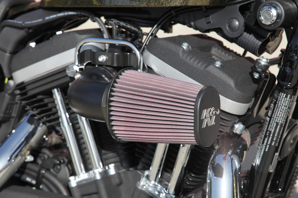 K&N 63-1126 Performance Air Intake System for Select Harley-Davidson XL1200C Sportster Custom, Harley-Davidson XL1200CX Roadster, Harley-Davidson XL1200L Sportster Low, Harley-Davidson XL1200N Sportster Nightster, Harley-Davidson XL1200NS Iron 1200,