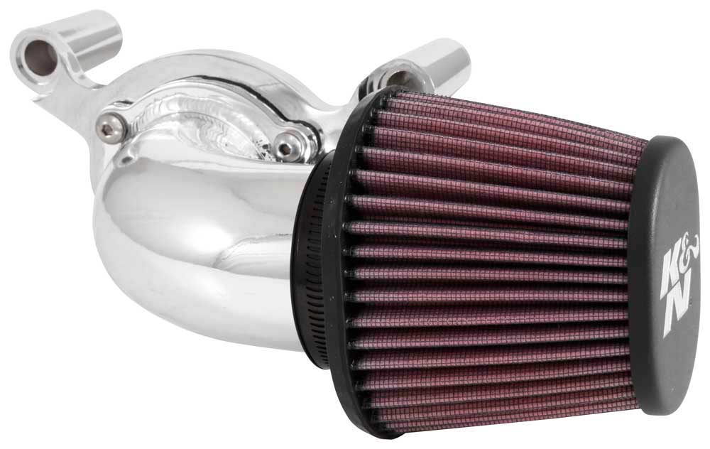 K&N 63-1131P Performance Air Intake System for Select Harley-Davidson FLHR Road King, Harley-Davidson FLHRC Road King Classic, Harley-Davidson FLHRSE4 Screamin Eagle Road King, Harley-Davidson FLHT Electra Glide Standard, Harley-Davidson FLHTC Electra