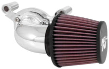 Load image into Gallery viewer, K&amp;N 63-1131P Performance Air Intake System for Select Harley-Davidson FLHR Road King, Harley-Davidson FLHRC Road King Classic, Harley-Davidson FLHRSE4 Screamin Eagle Road King, Harley-Davidson FLHT Electra Glide Standard, Harley-Davidson FLHTC Electra