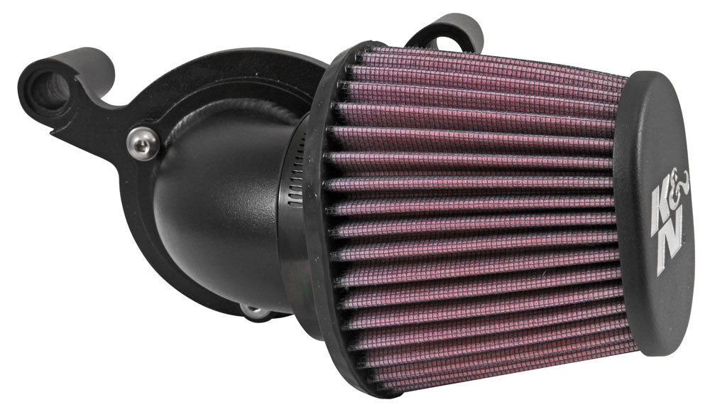 K&N 63-1131 Performance Air Intake System for Select Harley-Davidson FLHR Road King, Harley-Davidson FLHRC Road King Classic, Harley-Davidson FLHRSE4 Screamin Eagle Road King, Harley-Davidson FLHT Electra Glide Standard, Harley-Davidson FLHTC Electra