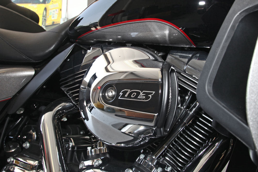 K&N 63-1131 Performance Air Intake System for Select Harley-Davidson FLHR Road King, Harley-Davidson FLHRC Road King Classic, Harley-Davidson FLHRSE4 Screamin Eagle Road King, Harley-Davidson FLHT Electra Glide Standard, Harley-Davidson FLHTC Electra
