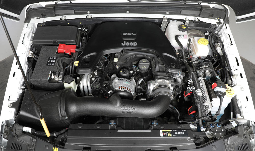 K&N 63-1576 Performance Air Intake System for Select Jeep Gladiator, Jeep Wrangler