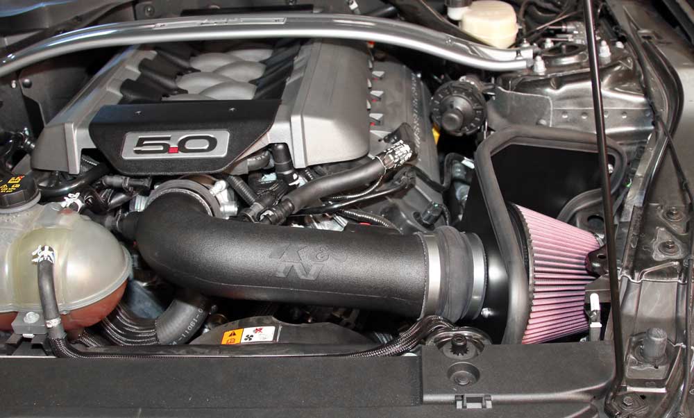 K&N 63-2590 Performance Air Intake System for Select Ford Mustang