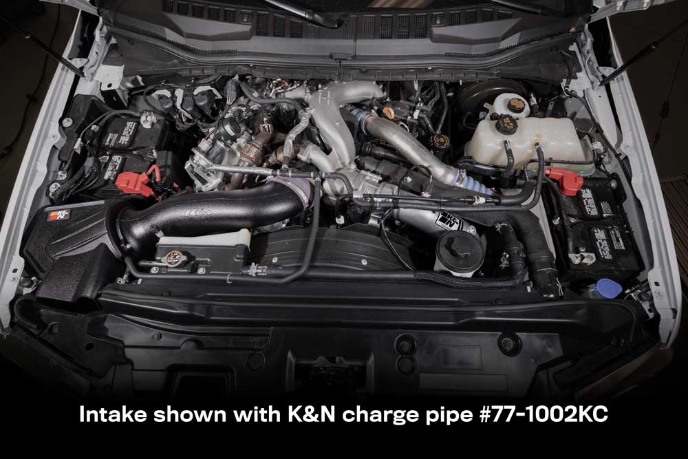 K&N 63-2613 Performance Air Intake System for Select Ford F-250 Super Duty, Ford F-350 Super Duty