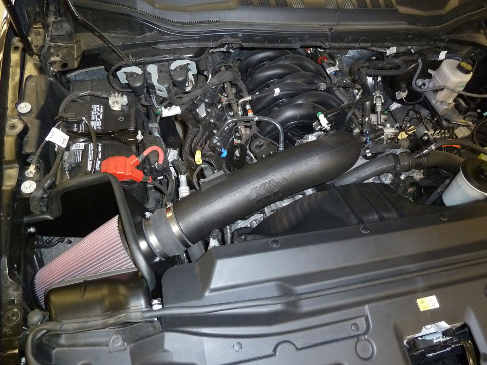 K&N 63-2614 Performance Air Intake System for Select Ford F-250 Super Duty, Ford F-350 Super Duty