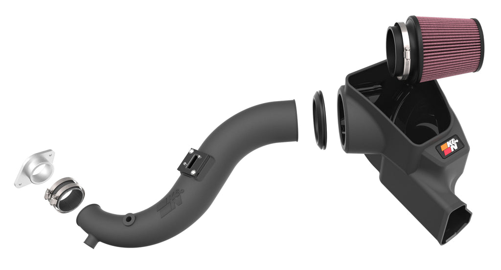 K&N 63-2627 Performance Air Intake System for Select Ford Mustang