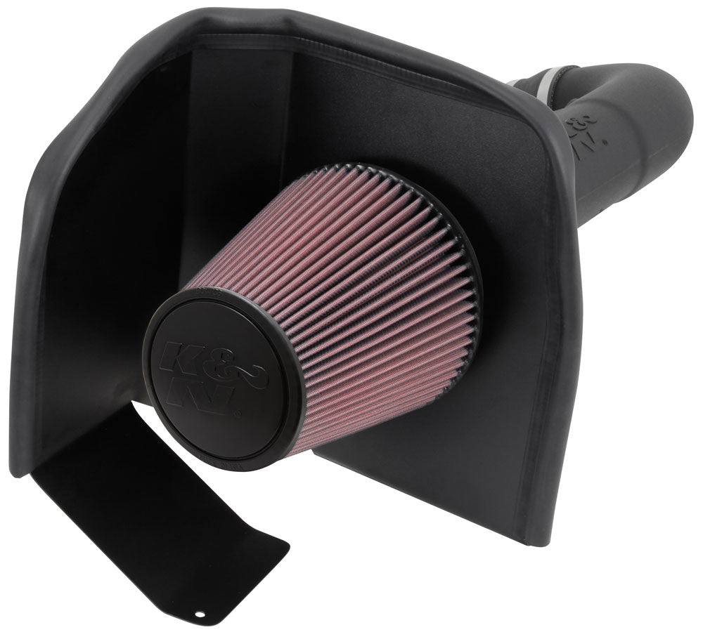 K&N 63-3082 Performance Air Intake System for Select Cadillac Escalade, Cadillac Escalade ESV, Chevrolet Silverado 1500, Chevrolet Silverado LD, Chevrolet Suburban, Chevrolet Tahoe, GMC Sierra, GMC Sierra 1500, GMC Sierra Limited, GMC Yukon, GMC Yukon XL