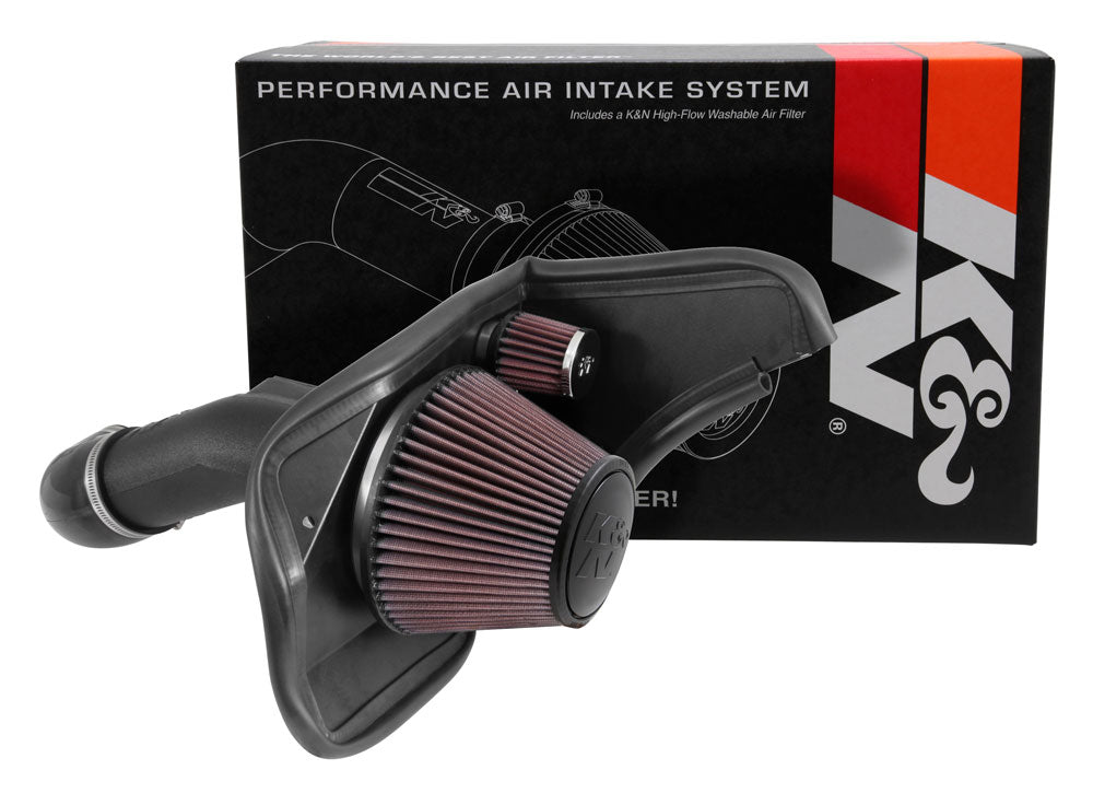 K&N 63-3084 Performance Air Intake System for Select Cadillac ATS, Cadillac CTS