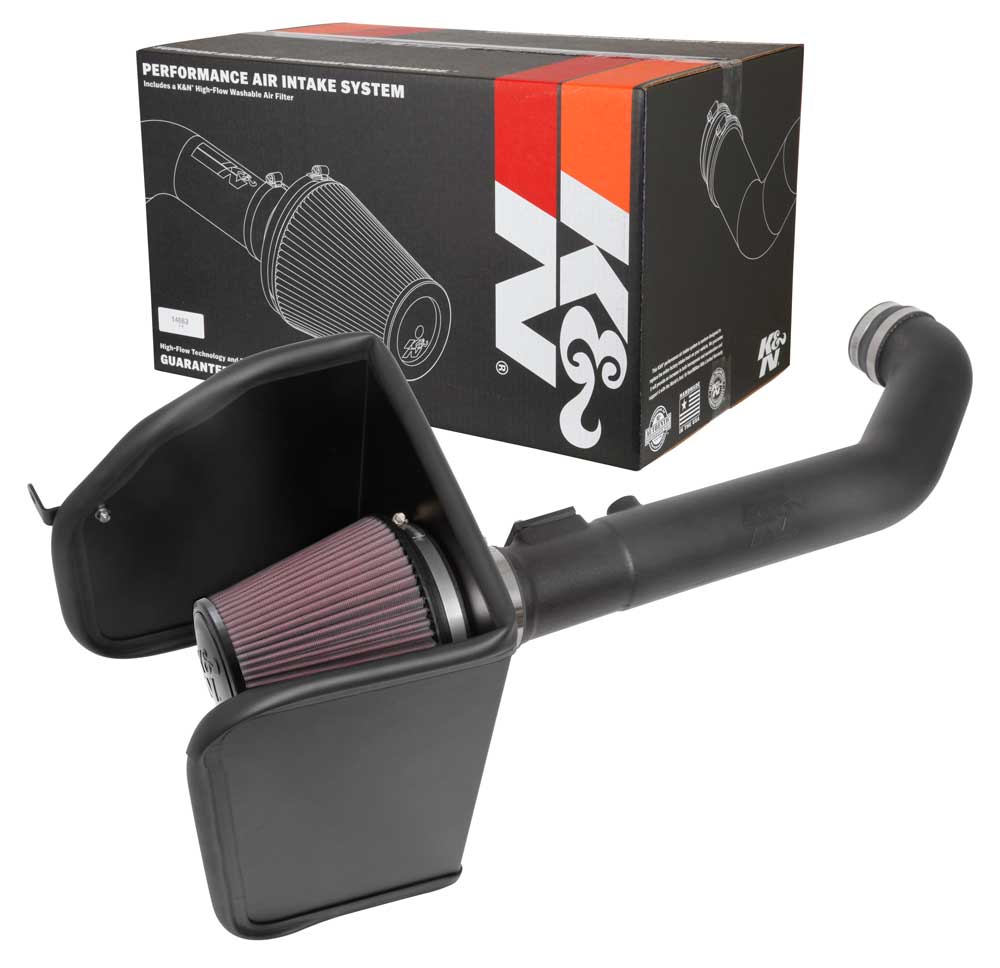 K&N 63-3104 Performance Air Intake System for Select Chevrolet Colorado, GMC Canyon