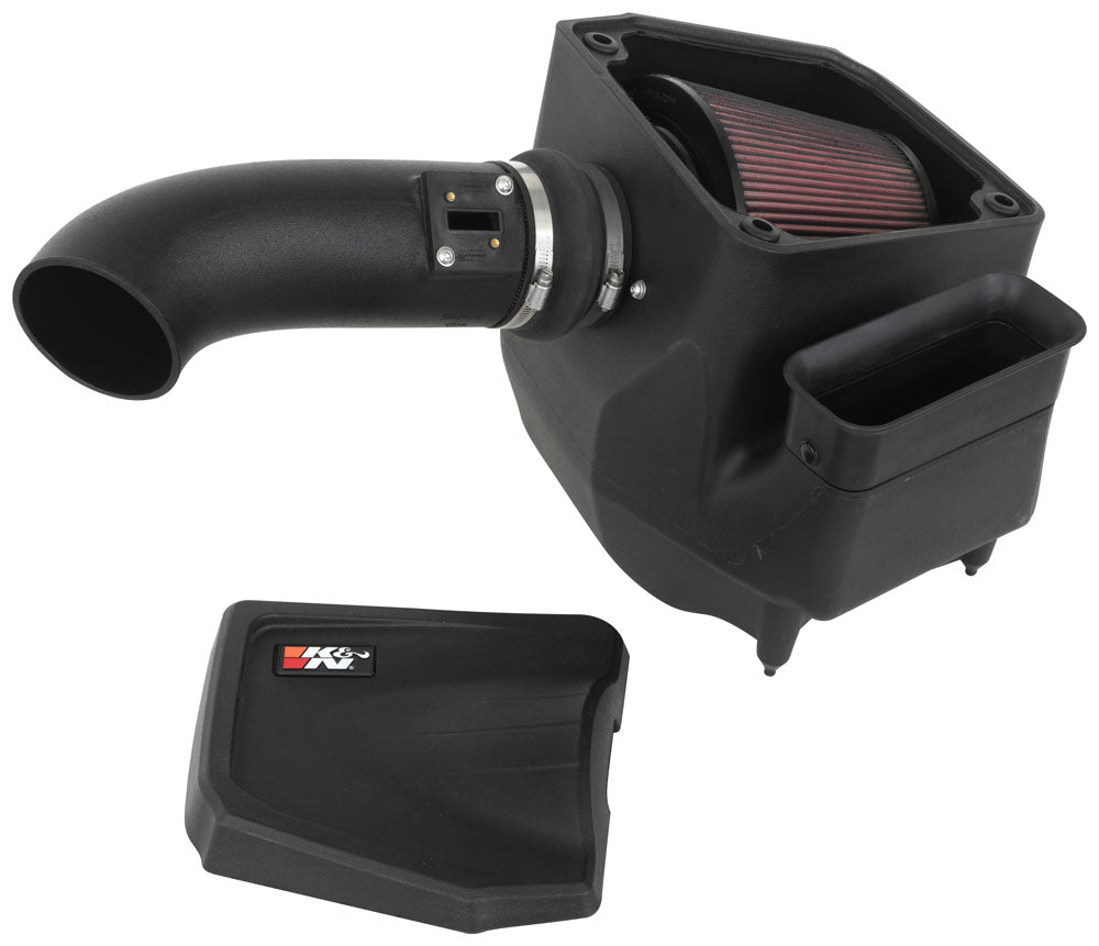 K&N 63-3119 Performance Air Intake System for Select Chevrolet Silverado HD, Chevrolet Silverado HD, GMC Sierra HD, GMC Sierra HD