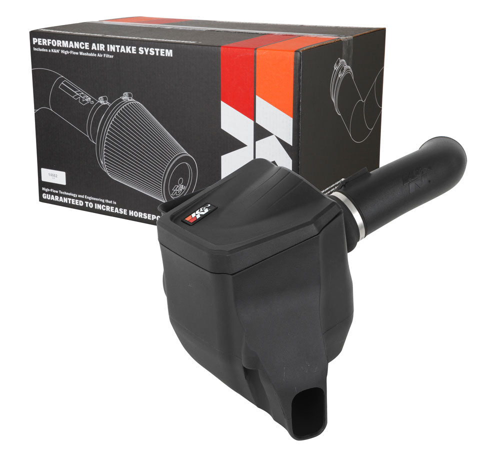 K&N 63-3119 Performance Air Intake System for Select Chevrolet Silverado HD, Chevrolet Silverado HD, GMC Sierra HD, GMC Sierra HD