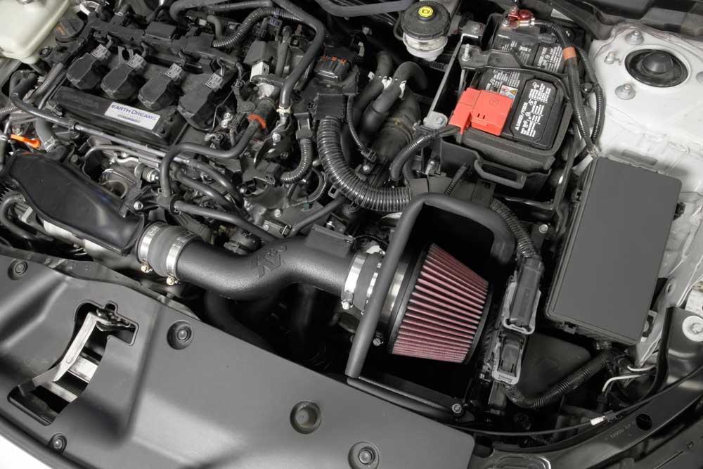 K&N 63-3516 Performance Air Intake System for Select Honda Civic